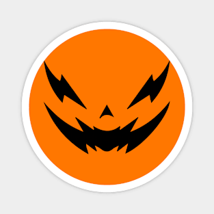 Evil Pumpkin Halloween Magnet